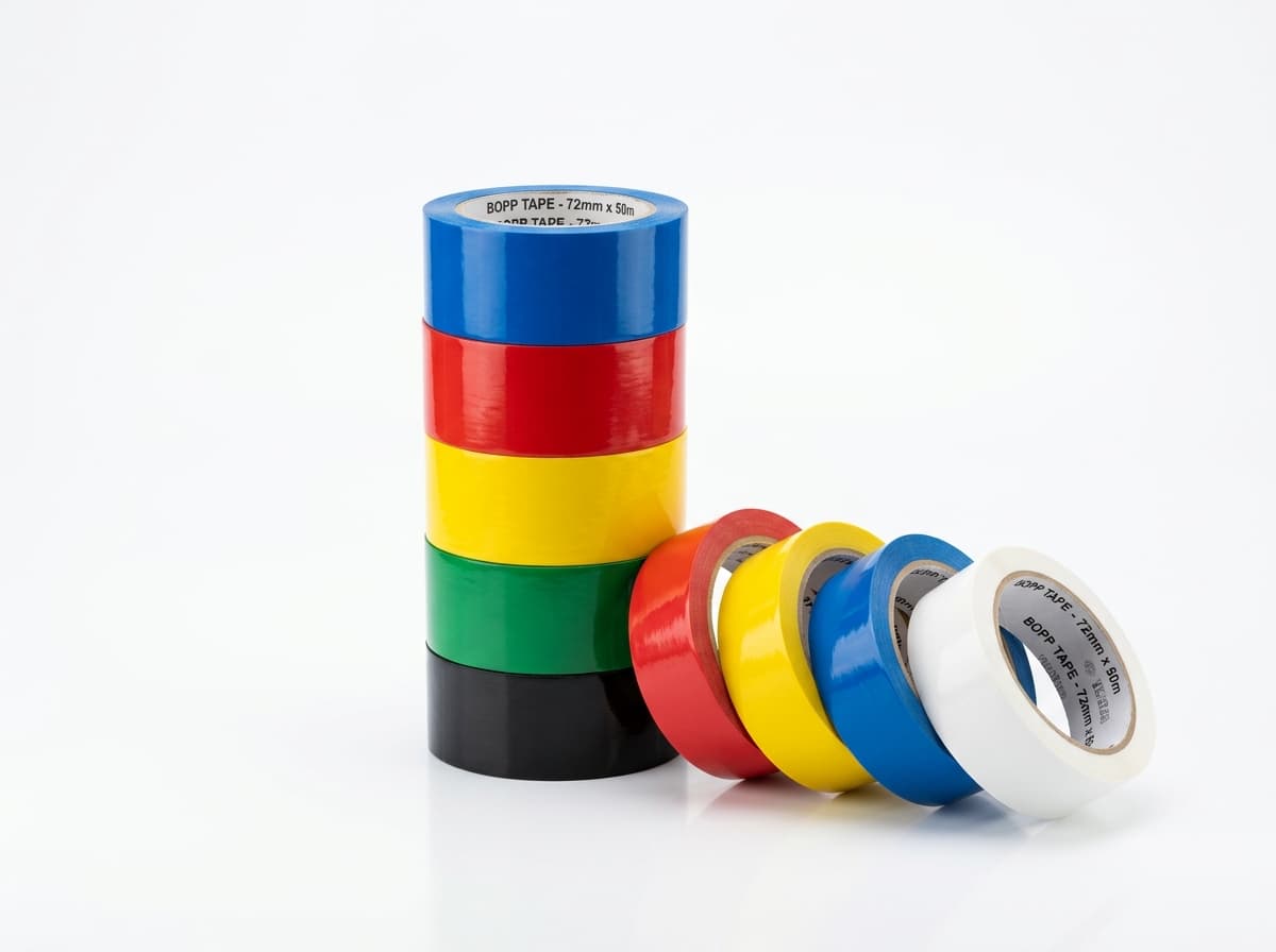 Color BOPP Tape manufactured by Kalashree Poly Pack